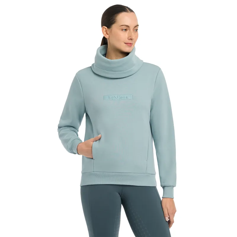 LeMieux Adele Funnel Neck Ladies Sweatshirt - Glacier-1