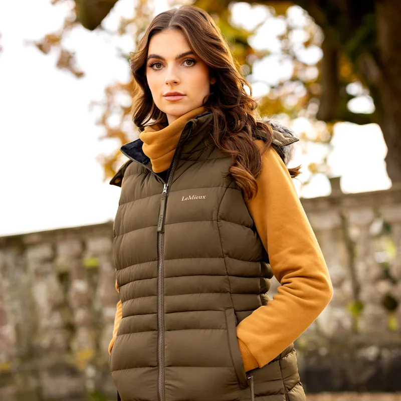 LeMieux Adele Funnel Neck Ladies Sweatshirt - Ginger-12