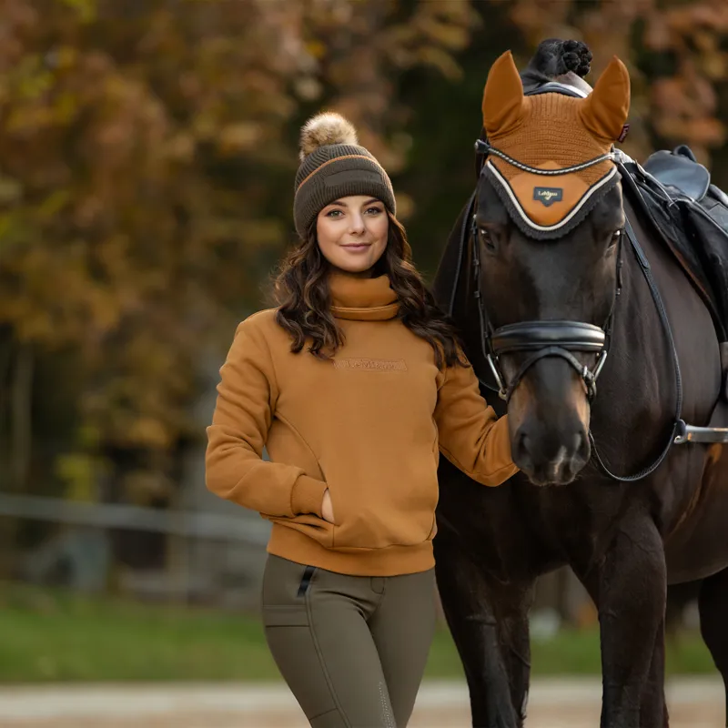 LeMieux Adele Funnel Neck Ladies Sweatshirt - Ginger-5