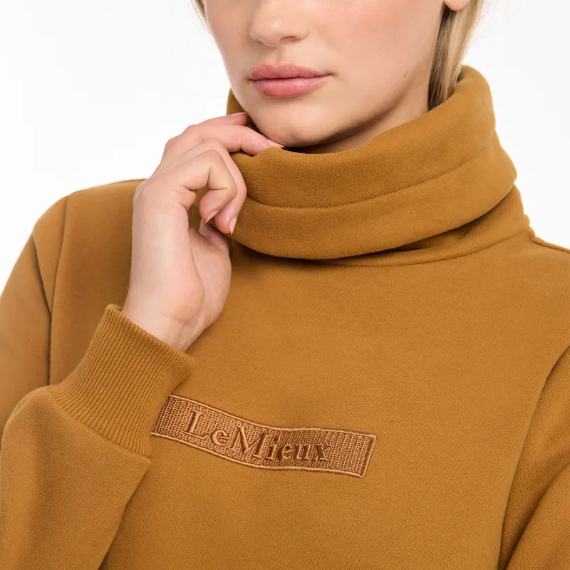LeMieux Adele Funnel Neck Ladies Sweatshirt - Ginger-11
