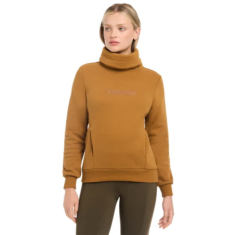 LeMieux Adele Funnel Neck Ladies Sweatshirt Ginger