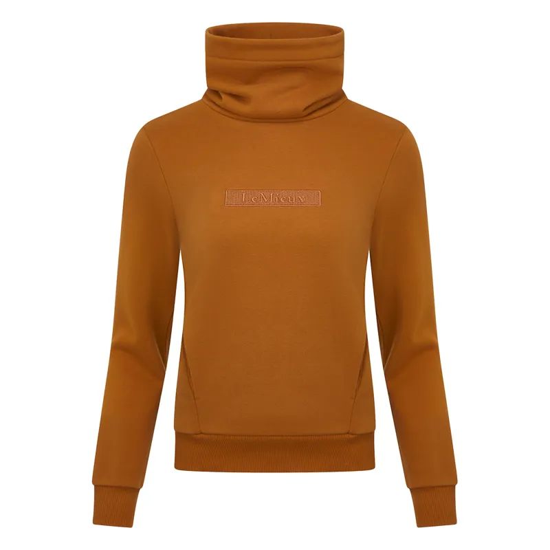 LeMieux Adele Funnel Neck Ladies Sweatshirt - Ginger