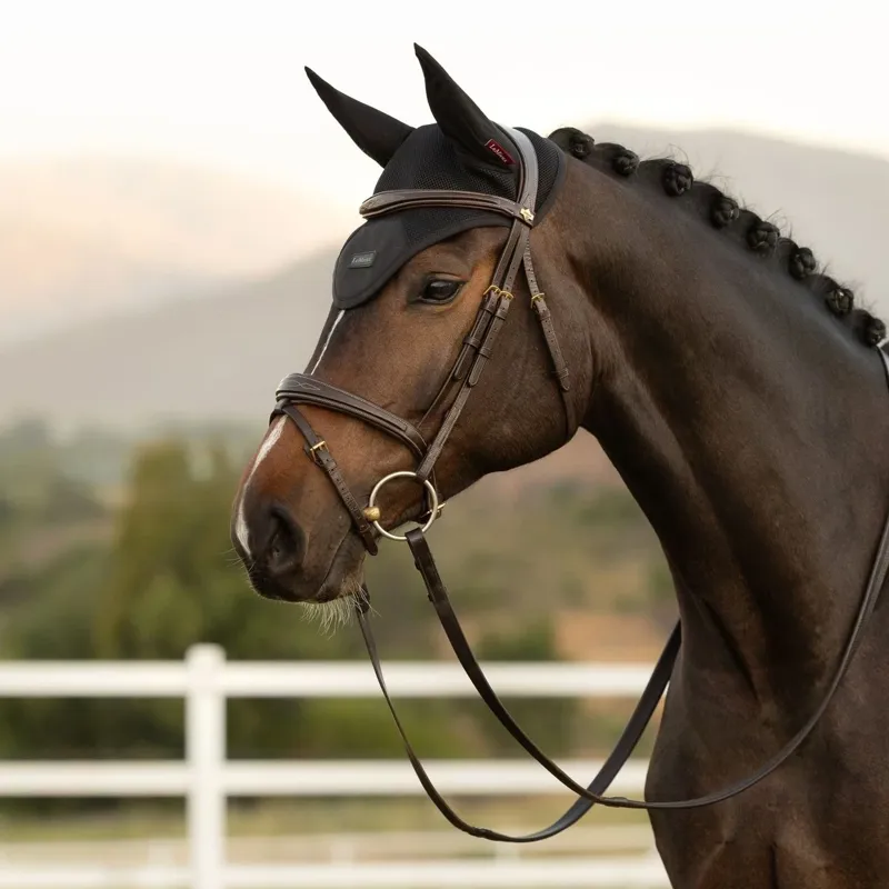 LeMieux Pro Air-Tech Mesh Fly Hood - Black Pre-Order-1