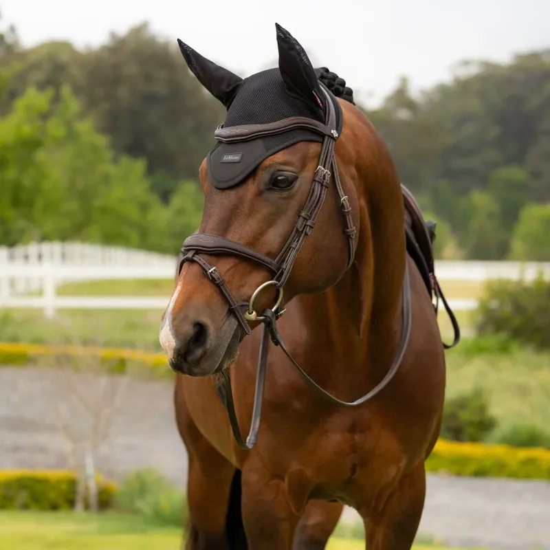 LeMieux Pro Air-Tech Mesh Fly Hood - Black Pre-Order-2