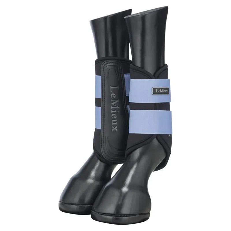 LeMieux Air-Tek Grafter Brushing Boots - Powder Blue-3