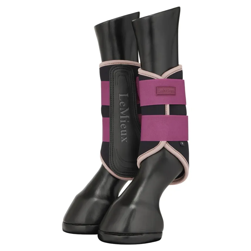 LeMieux Air-Tek Grafter Brushing Boots - Blackberry