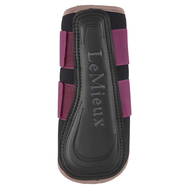 LeMieux Air-Tek Grafter Brushing Boots - Blackberry-3