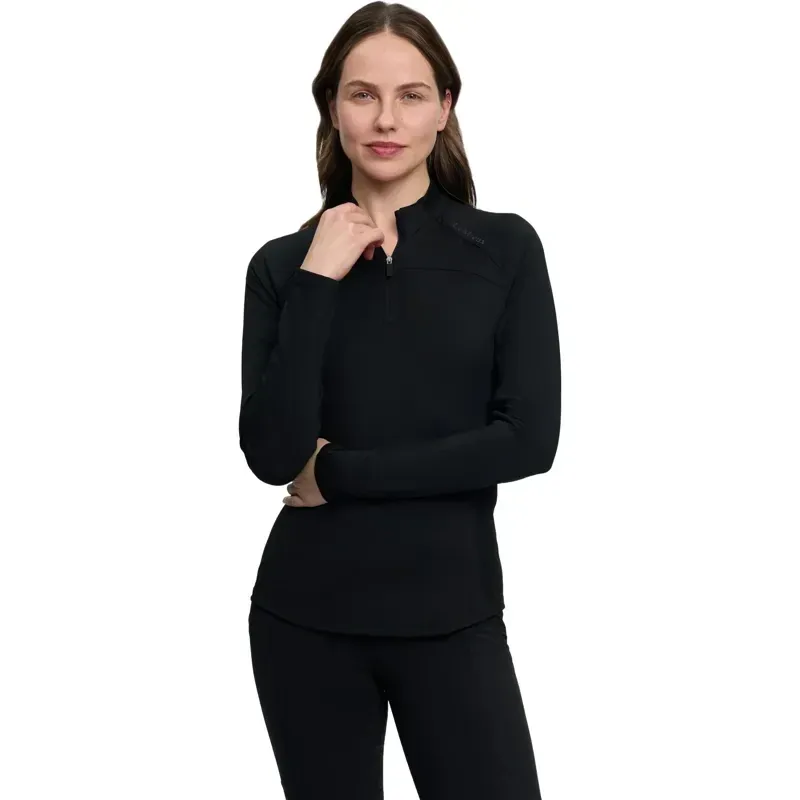 LeMieux Airflow Womens Long Sleeve Base Layer - Black-1