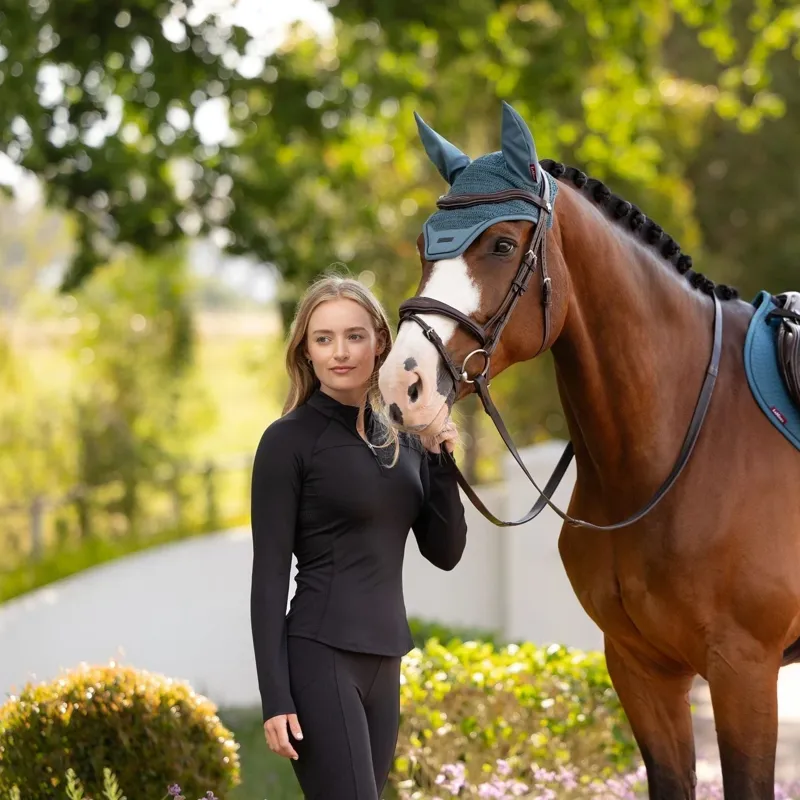 LeMieux Airflow Womens Long Sleeve Base Layer - Black-5