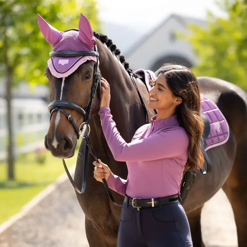 LeMieux Airflow Womens Long Sleeve Base Layer - Mallow-3