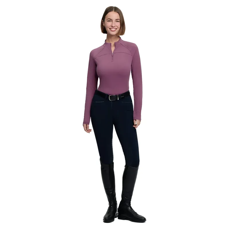 LeMieux Airflow Womens Long Sleeve Base Layer - Mallow-4