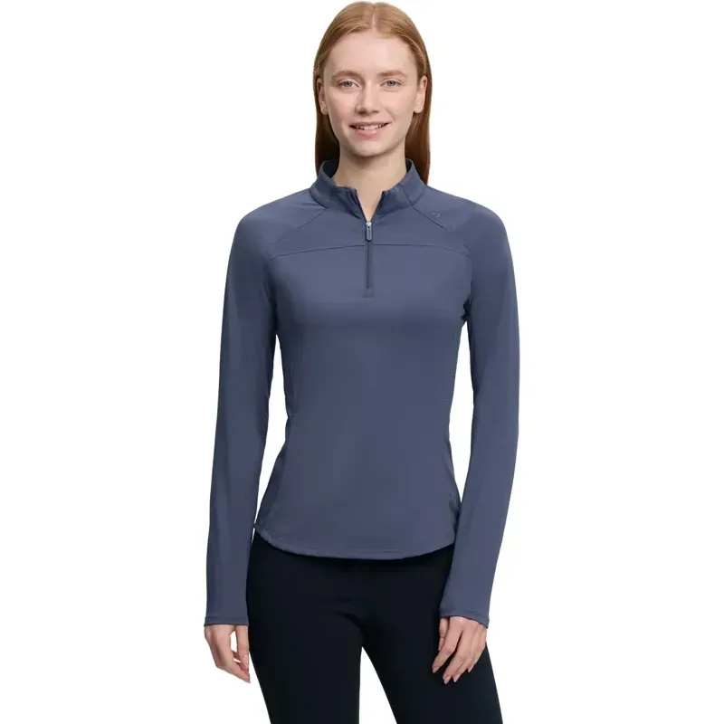 LeMieux Airflow Womens Long Sleeve Base Layer - Shadow