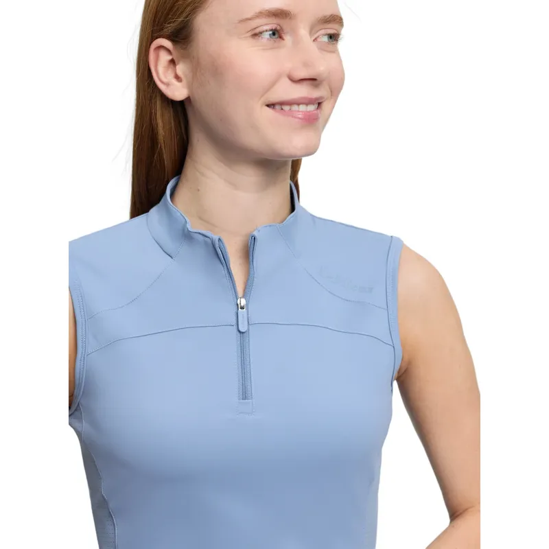 LeMieux Airflow Womens Sleeveless Base Layer - Powder Blue-3