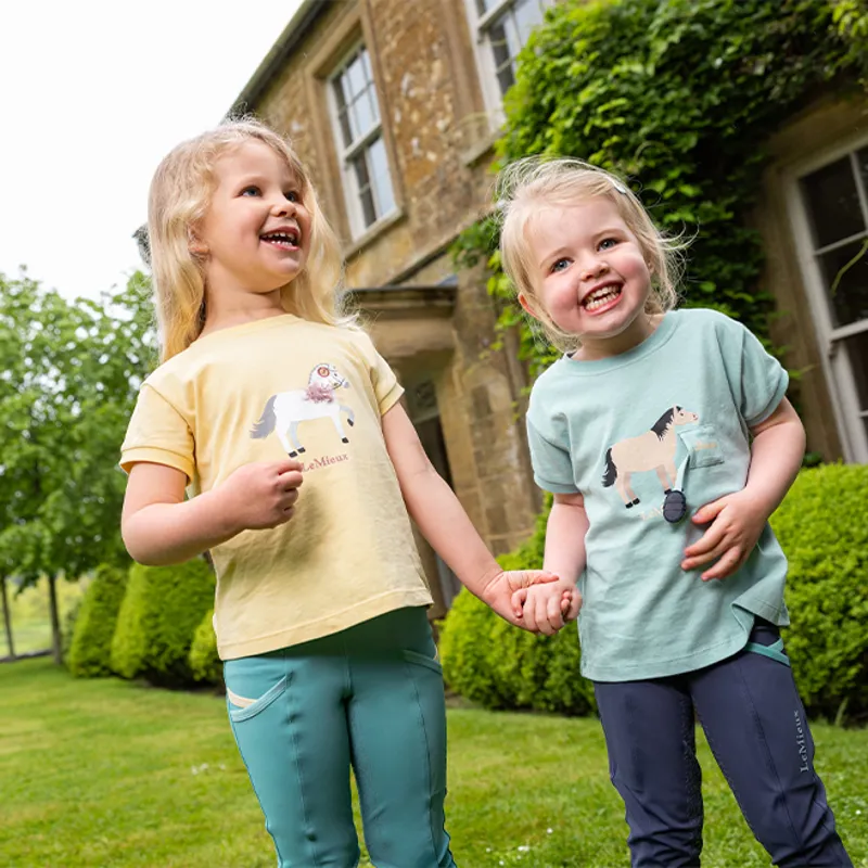 LeMieux Mini Alex Junior Tee - Aqua-6