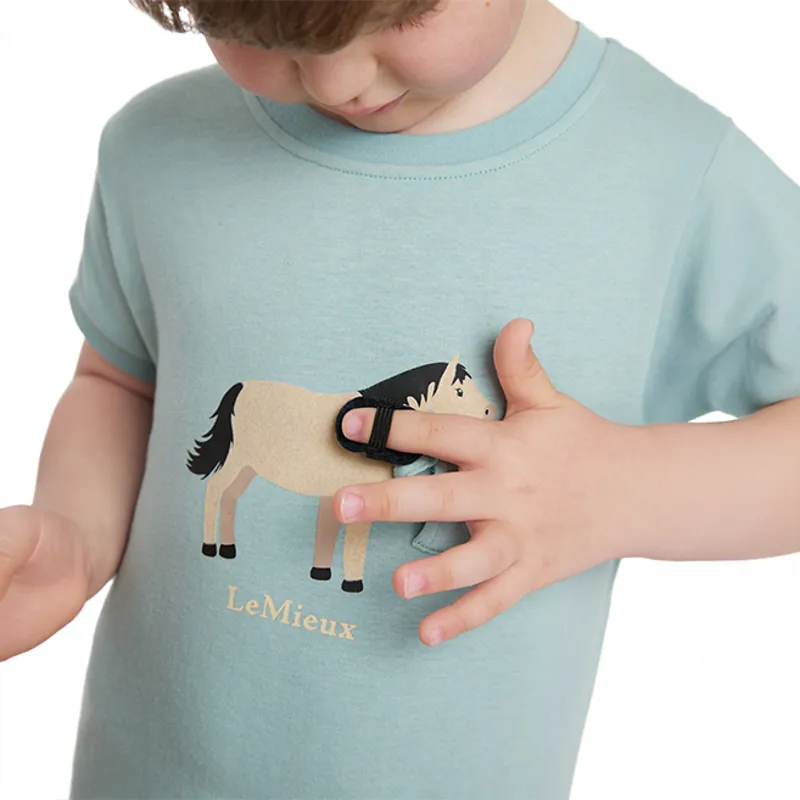LeMieux Mini Alex Junior Tee - Aqua-4