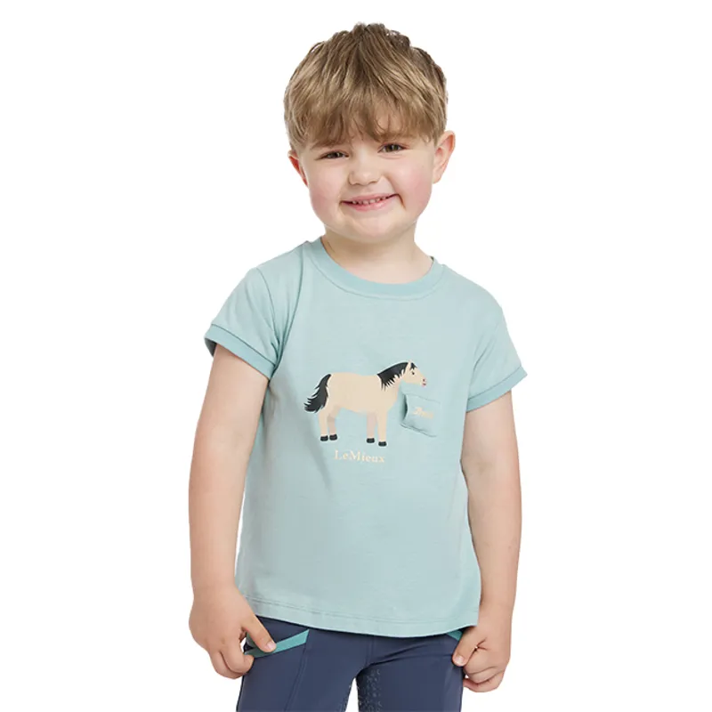 LeMieux Mini Alex Junior Tee - Aqua