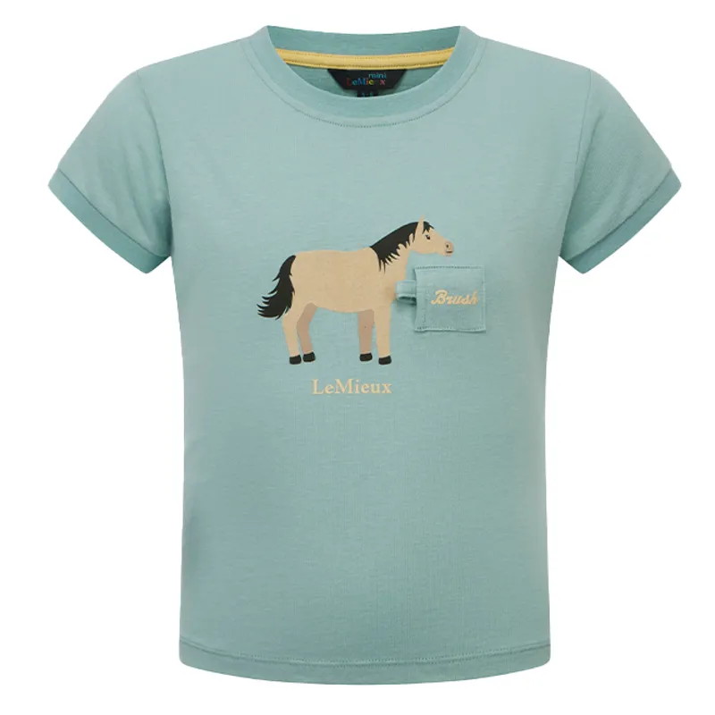 LeMieux Mini Alex Junior Tee - Aqua-1