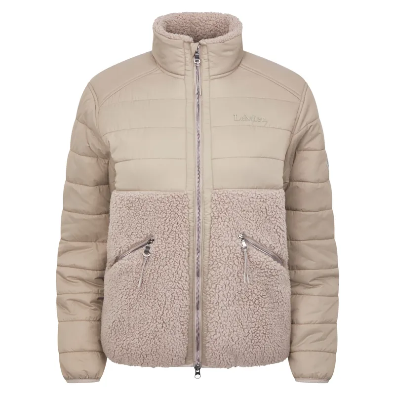 LeMieux Alissa Hybrid Fleece Ladies Jacket - Ash-1