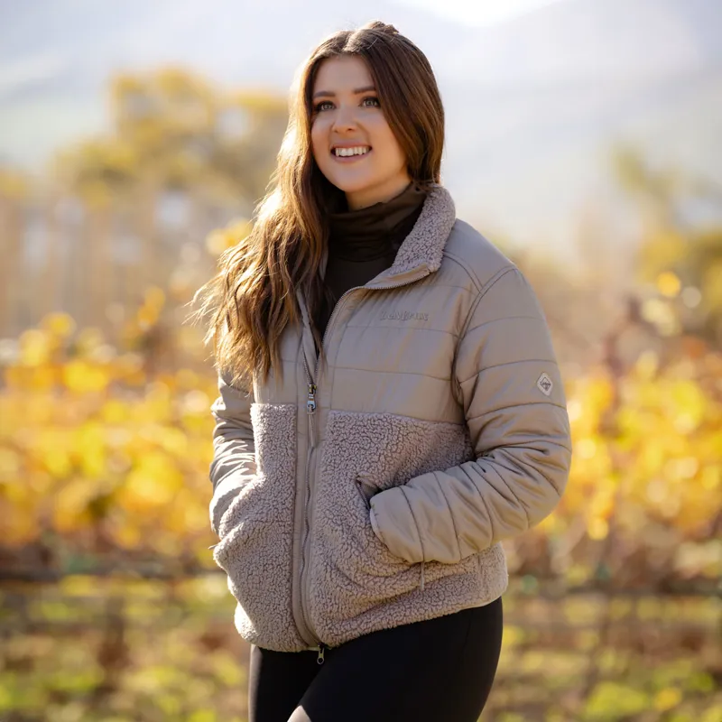 LeMieux Alissa Hybrid Fleece Ladies Jacket - Ash-6