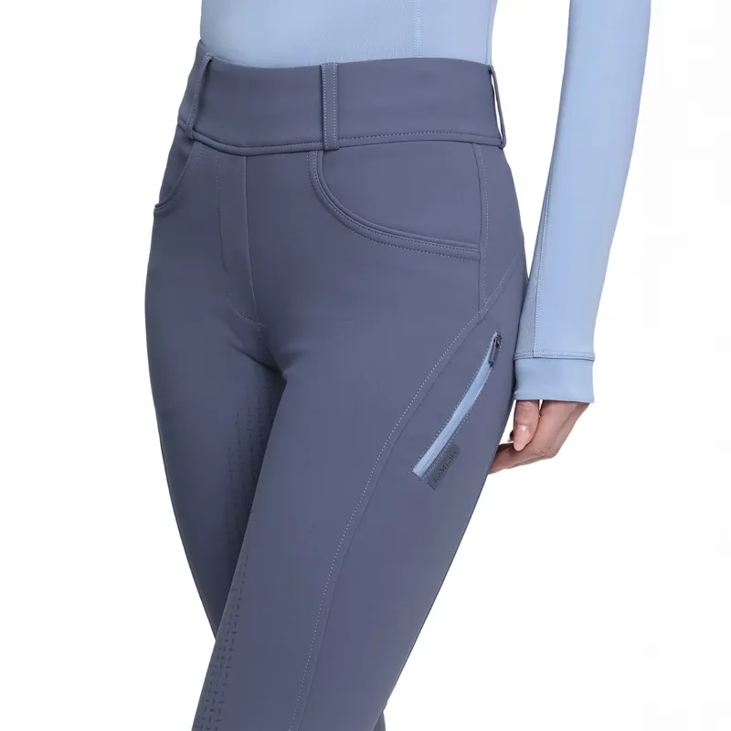 LeMieux Amy Full Grip Womens Bregging Riding Tights - Shadow-5