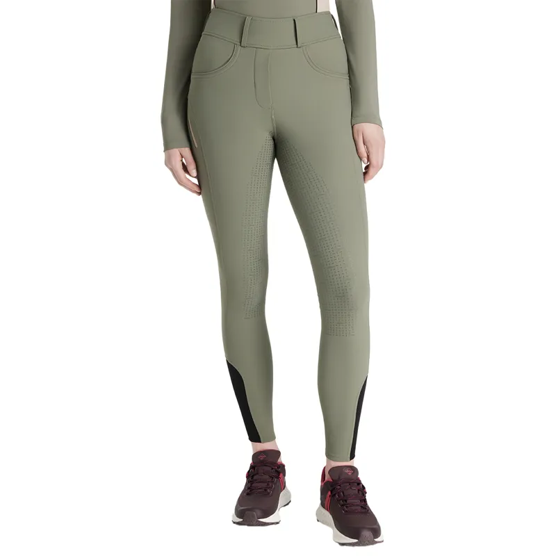 LeMieux Amy Full Grip Ladies Bregging Riding Tights - Rosemary-1