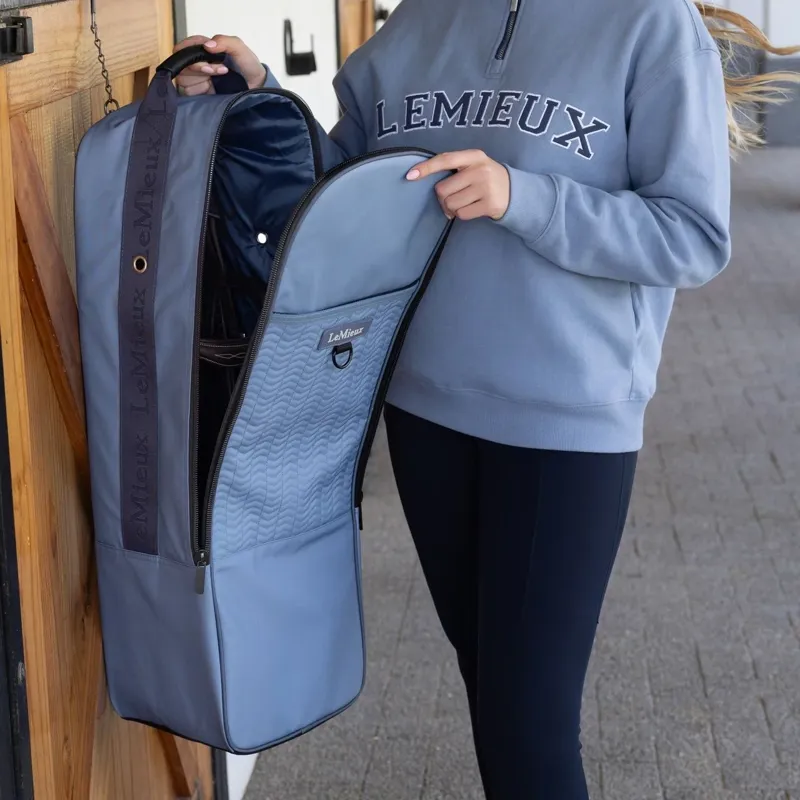 LeMieux Anatomical Bridle Bag - Powder Blue-2