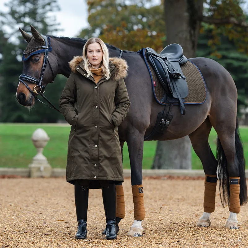 LeMieux Anya Ladies Long Waterproof Riding Coat - Alpine-6
