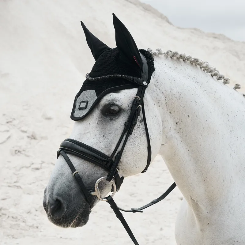 LeMieux Aspen Fly Veil - Herringbone-1