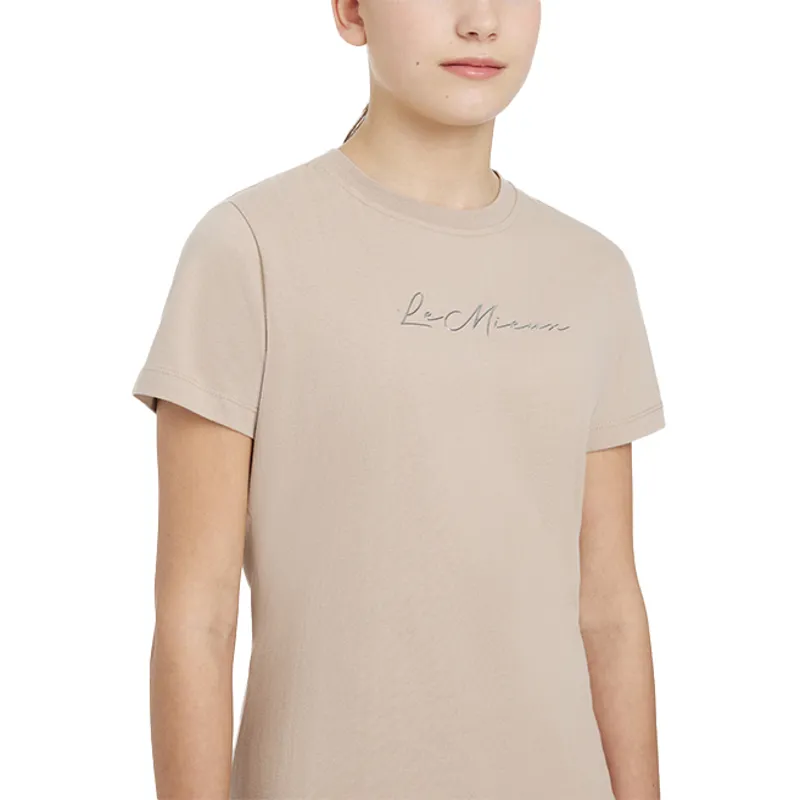 LeMieux Young Rider Arianna Junior T-Shirt - Almond-1