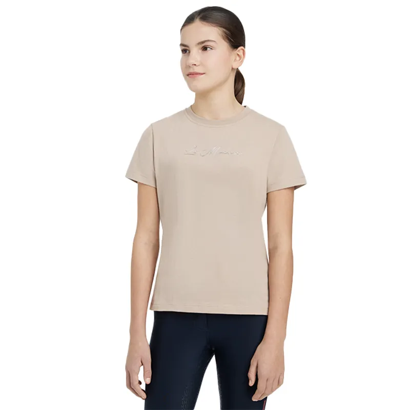 LeMieux Young Rider Arianna Junior T-Shirt - Almond