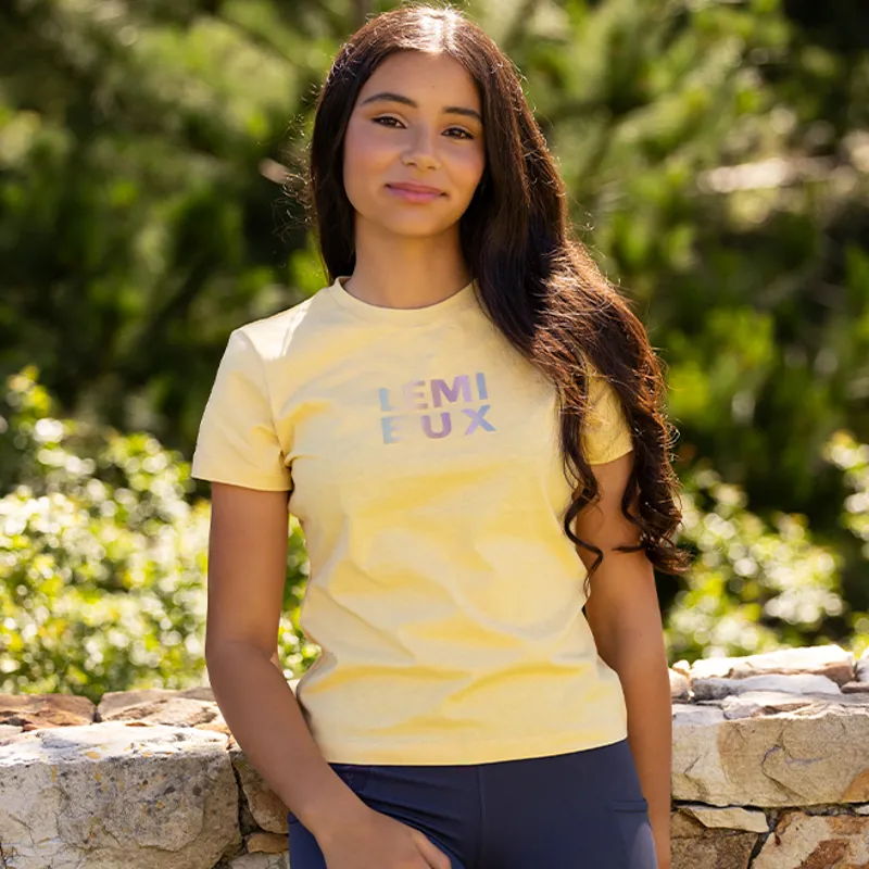 LeMieux Young Rider Arianna Junior T-Shirt - Mimosa-5