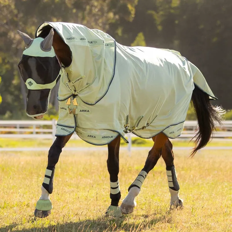 LeMieux Arika Armour-Tek Detachable Neck Fly Rug - Macaron Pre-Order