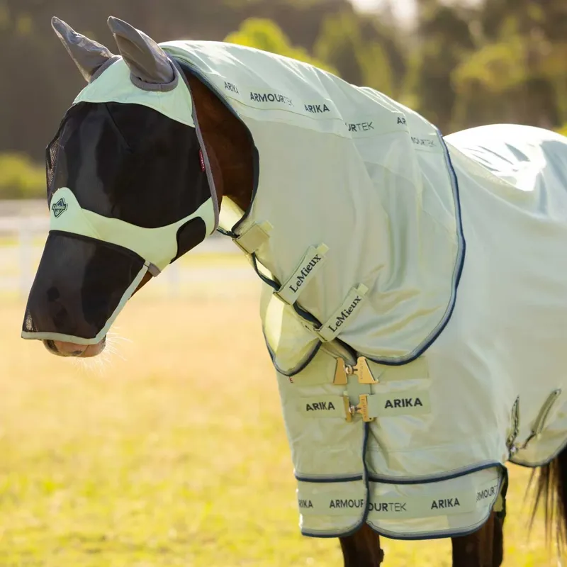 LeMieux Arika Armour-Tek Detachable Neck Fly Rug - Macaron Pre-Order-1