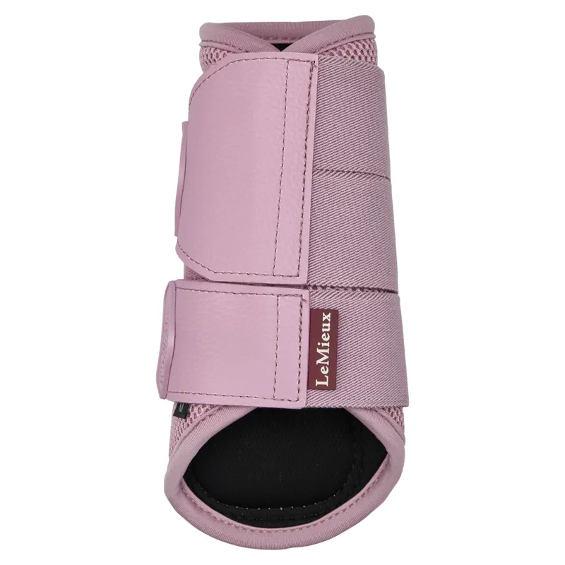 LeMieux Arika Mesh Brushing Boots - Fondant-1