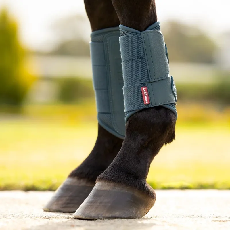 LeMieux Arika Mesh Brushing Boots - Jungle-2