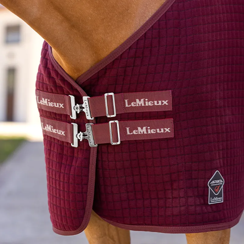 LeMieux Arika Clima-Tek Rug - Burgundy-5