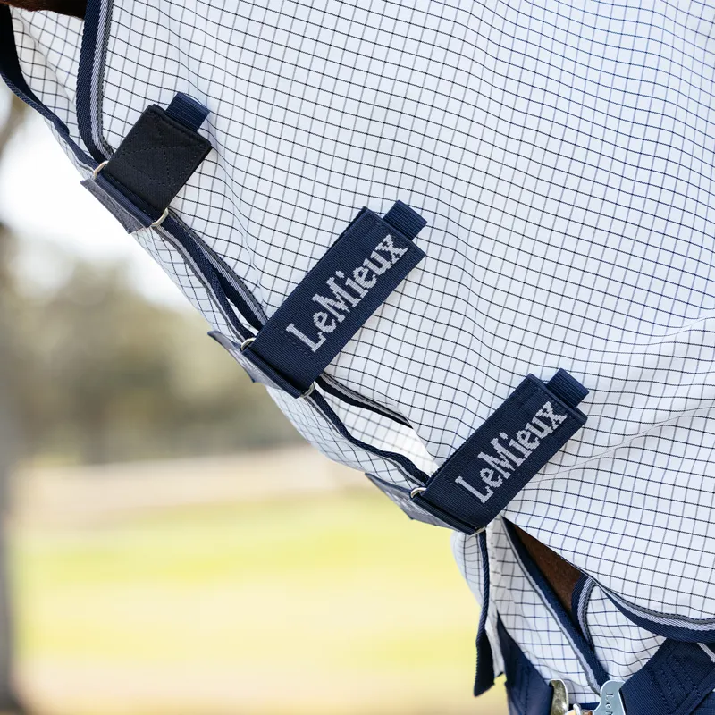 LeMieux Arika Combo Neck Field Rug - White-8