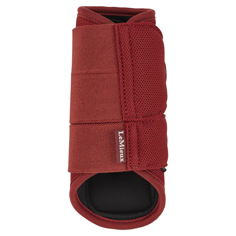 LeMieux Arika Mesh Brushing Boots - Russet-1