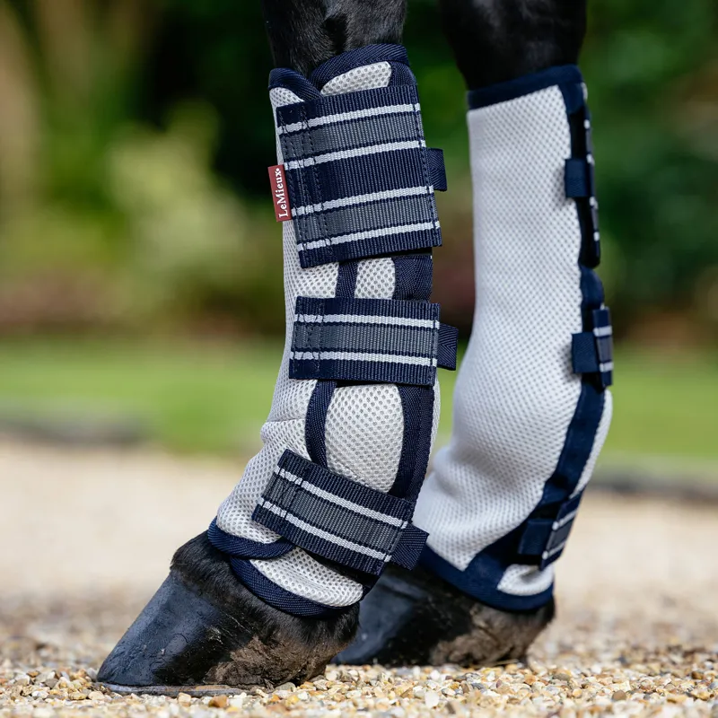 LeMieux Arika Mesh Fly Boots - Navy