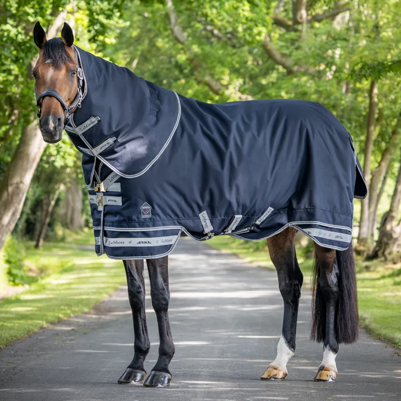 LeMieux Arika Storm-Tek 100g Neck Cover - Navy-1