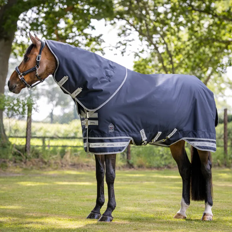 LeMieux Arika Featherweight 0g Neck Cover - Navy-4