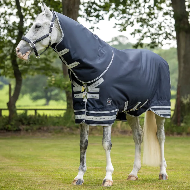 LeMieux Arika Featherweight 0g Neck Cover - Navy-3