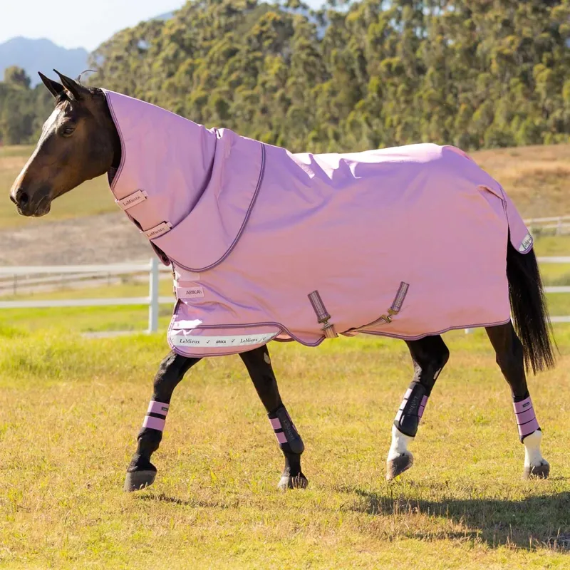 LeMieux Arika Ripstop 600D 50g Detachable Neck Turnout Rug - Fondant