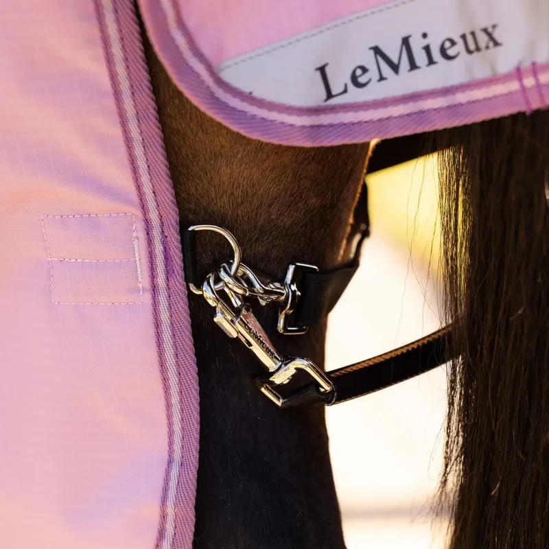 LeMieux Arika Ripstop 600D 50g Detachable Neck Turnout Rug - Fondant-10
