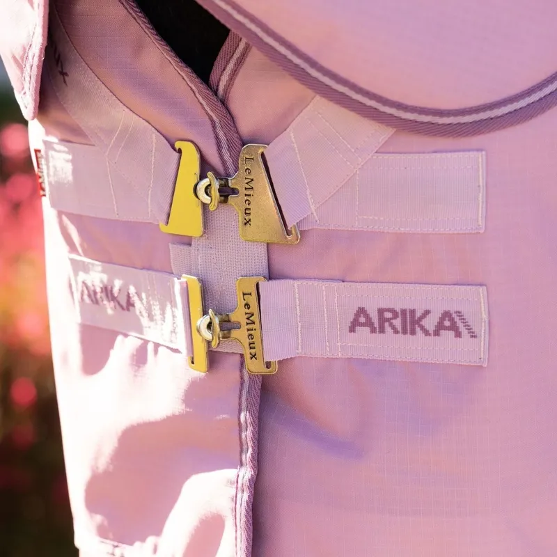 LeMieux Arika Ripstop 600D 50g Detachable Neck Turnout Rug - Fondant-2