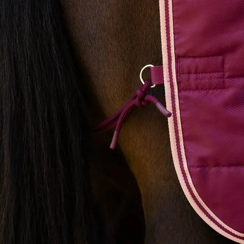 LeMieux Arika Stable-Tek 100g Detachable Neck Stable Rug - Blackberry-4