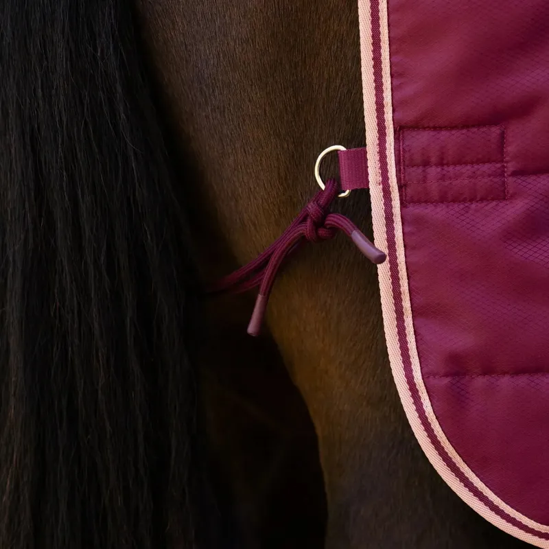 LeMieux Arika Stable-Tek 200g Detachable Neck Stable Rug - Blackberry-3
