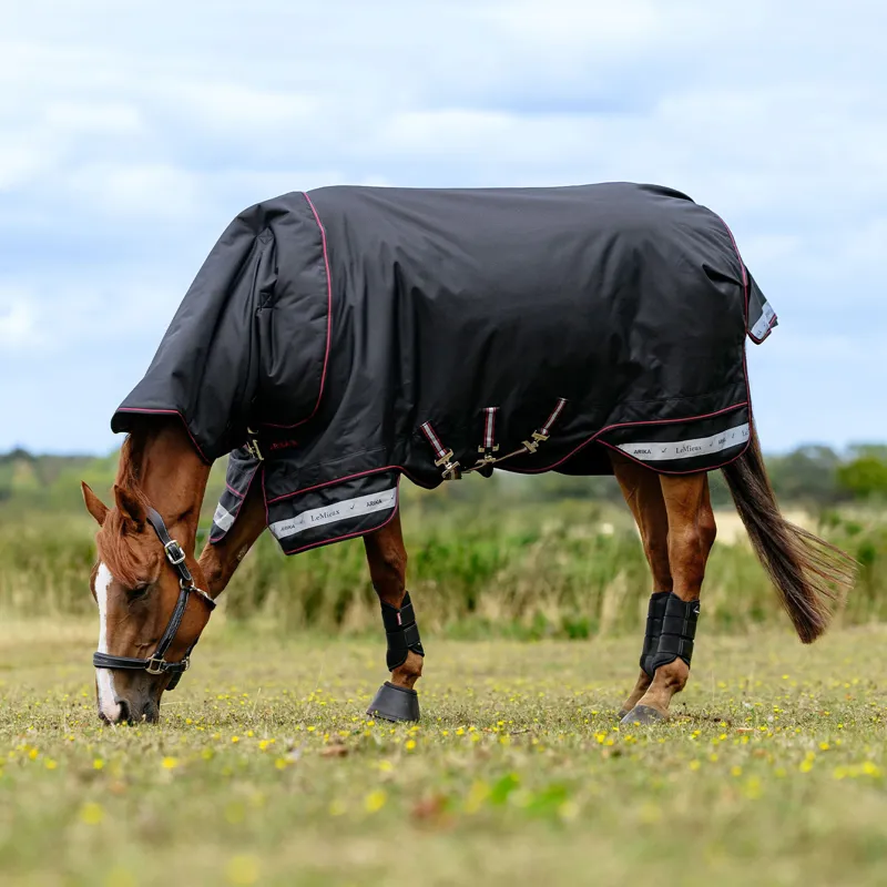 LeMieux Arika Storm-Tek Detachable Neck 100g Turnout Rug - Black-2