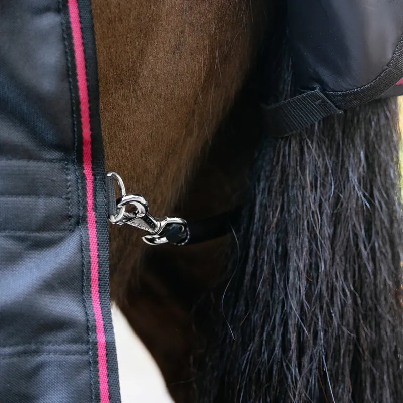 LeMieux Arika Storm-Tek Detachable Neck 50g Turnout Rug - Black-6