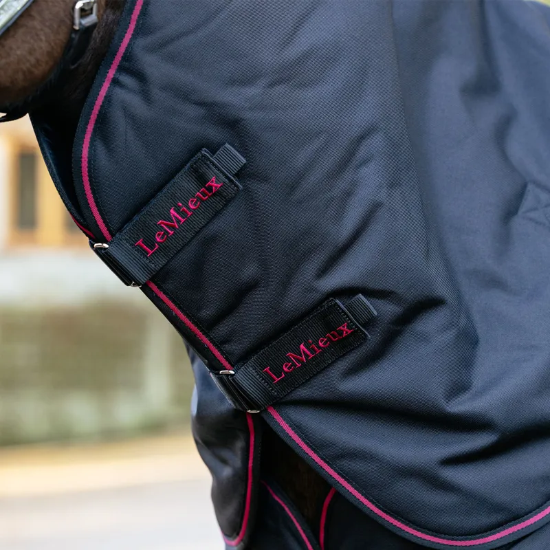 LeMieux Arika Storm-Tek Detachable Neck 50g Turnout Rug - Black-7